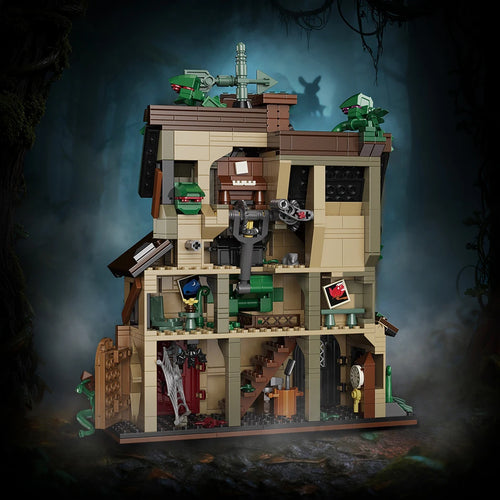 1,128PCS Audrey II Horror Plant Building Set