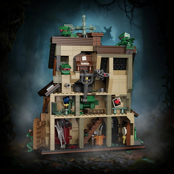 1,128PCS Audrey II Horror Plant Building Set