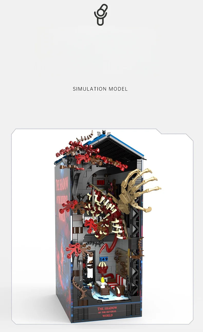 Vecna Upside Down LED Book Nook