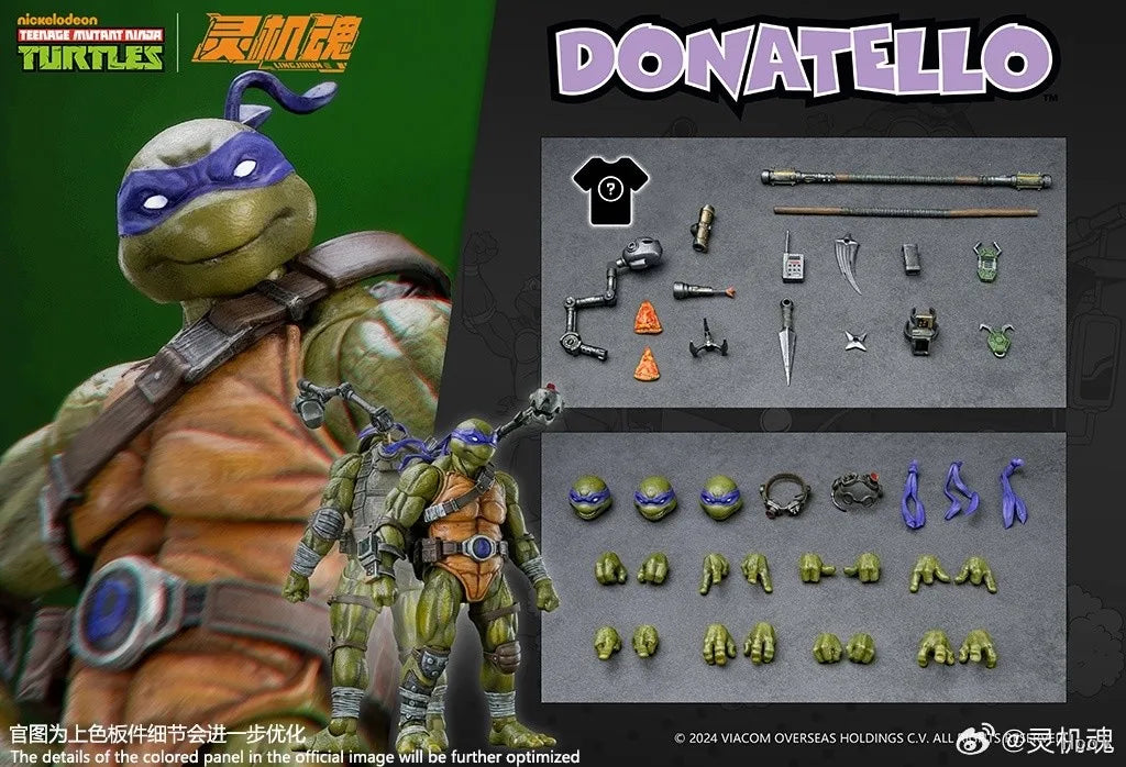 Lingjihun Teenage Mutant Ninja Turtles Premium Collectible Figure Collection