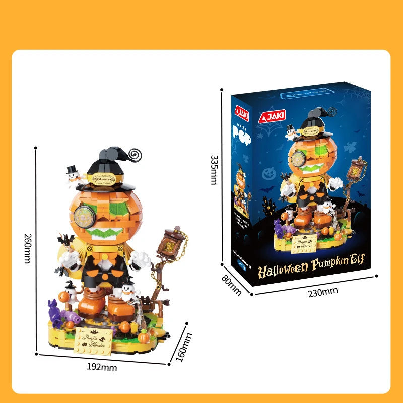 Halloween Horror Building Block Collection – Spooky MOC Display Sets