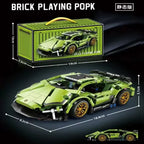 Technical Racing Sports Car Building Block Collection