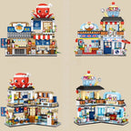 Japanese Street Shop Micro Building Blocks