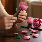 436PCS Rose Bouquet Building Set
