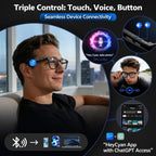 M02S AI Smart Glasses – 8MP Camera