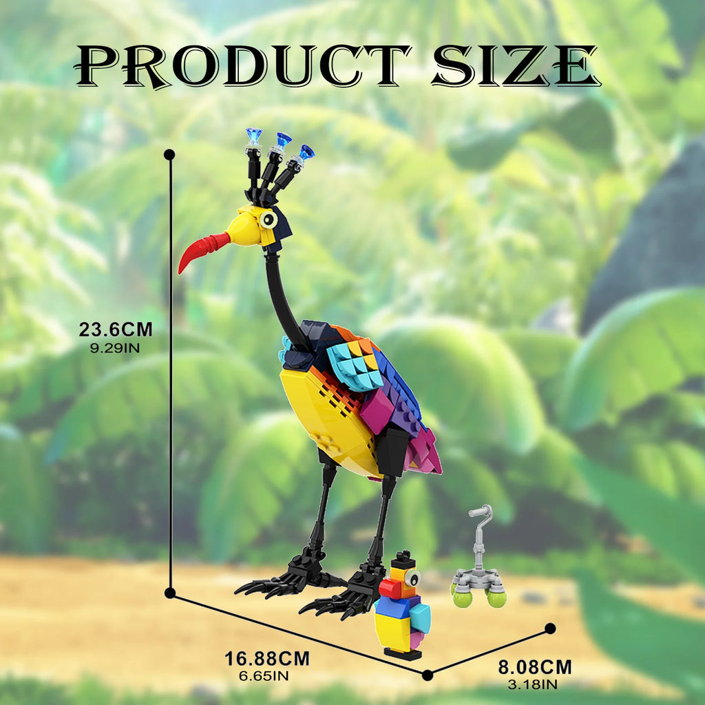 215PCS Kevin Bird & Balloon House Building Blocks – Cartoon Display Model