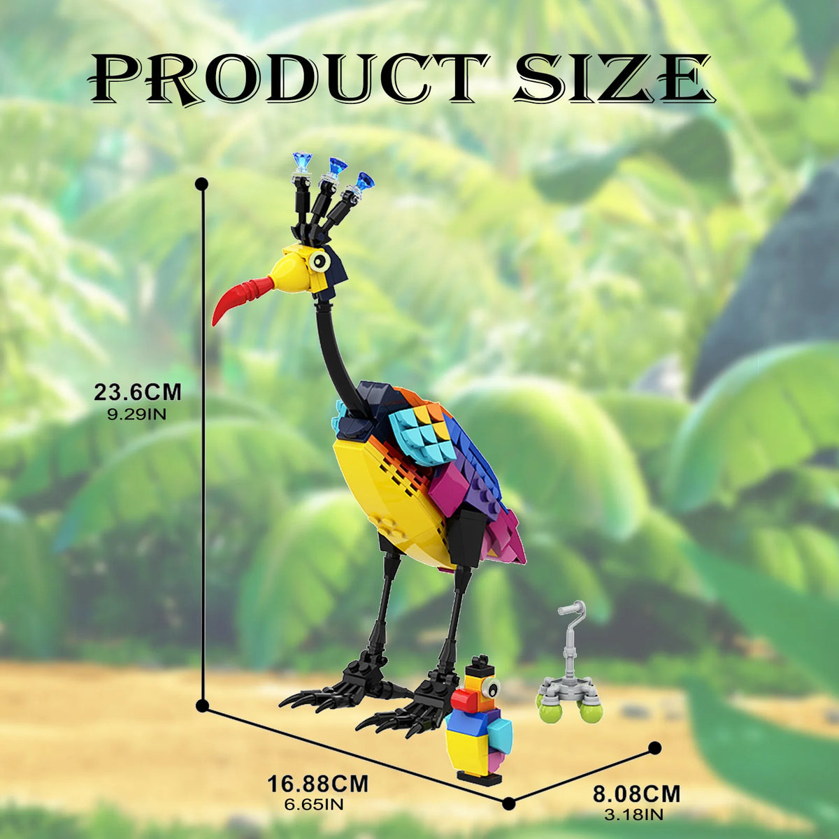 215PCS Kevin Bird & Balloon House Building Blocks – Cartoon Display Model