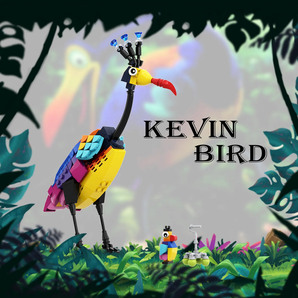 215PCS Kevin Bird & Balloon House Building Blocks – Cartoon Display Model