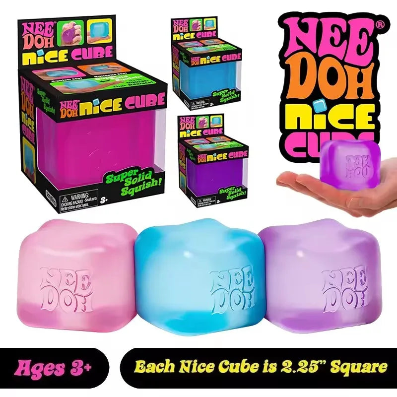 Schylling NeeDoh™ Nice Cube – The Viral Sensory Stress Relief Cube