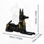 1208PCS Egyptian Anubis Building Blocks – 45cm Guardian Statue