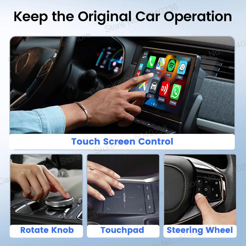 CarlinKit X1CA CarLife Wireless CarPlay & Android Auto Adapter