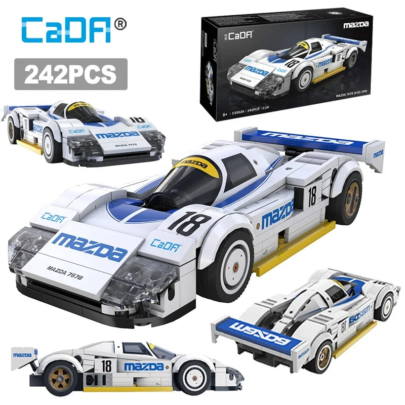 CaDA 1:24 Technical Drift Racing Car Building Block Set