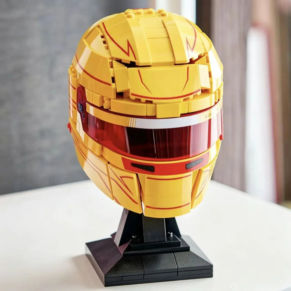 Formula Racing Driver Helmet Building Block Collection