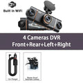 4-Camera 1080P WiFi Dash Cam