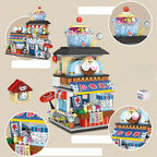 Japanese Street Shop Micro Building Blocks