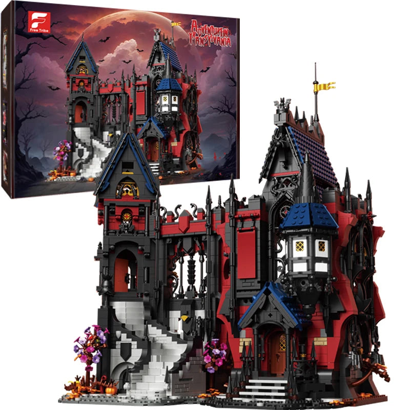 Vampire Castle Building Block Set – 3,540 Piece Gothic Horror Castle