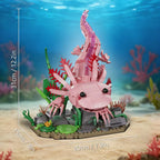 998PCS Axolotl Building Blocks – Underwater Display Model