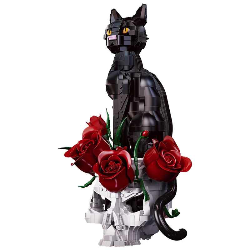 Gothic Black Cat Building Blocks – 1,576PCS