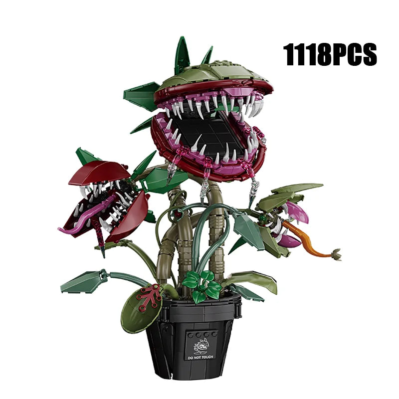 Carnivorous Man-Eating Plant Building Sets – 3 Designs