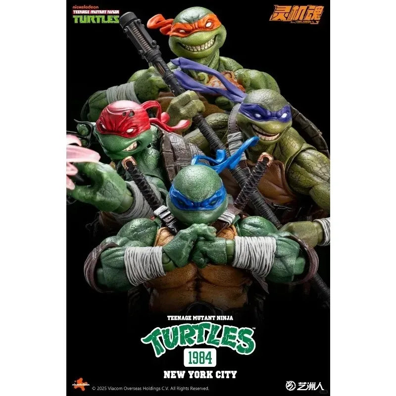 Lingjihun Teenage Mutant Ninja Turtles Premium Collectible Figure Collection