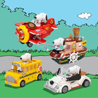 Pantasy Snoopy Red House Building Blocks – 12 Designs to Collect