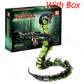 689PCS Mechanical Cobra Building Blocks – STEM Technological Snake Model