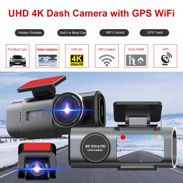 4K WiFi Dash Cam with Sony Sensor
