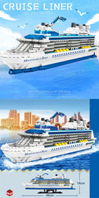 Cruise Liner Building Block Set – 2,428 Piece Mini Model