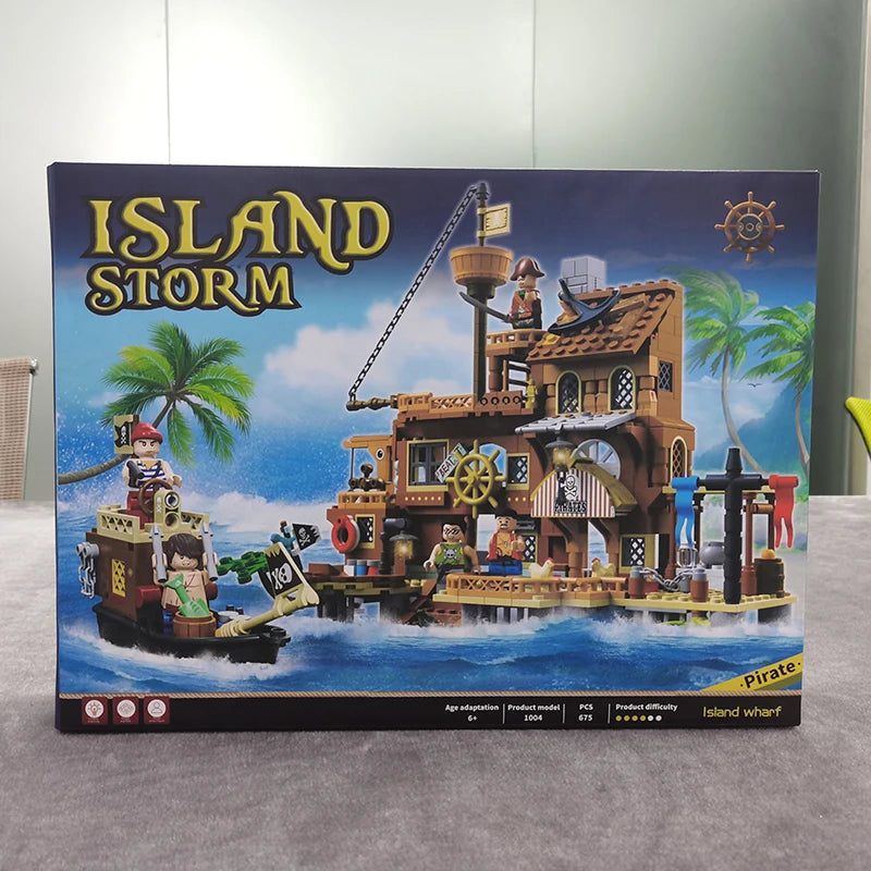 Medieval Pirate Island Fortress Building Blocks