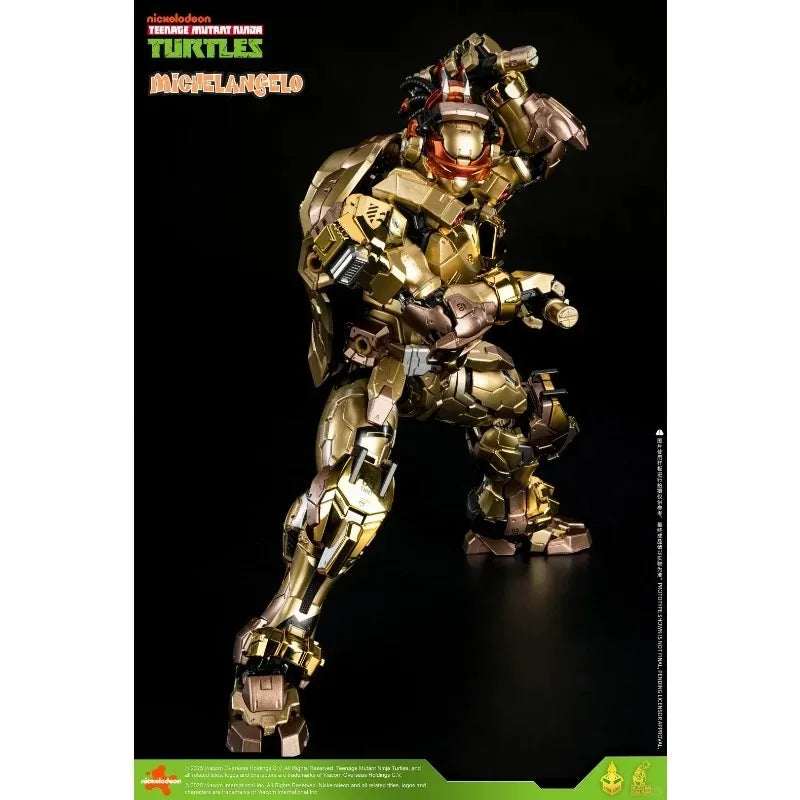 HEATBOYS Michelangelo Gold Shine Edition – Limited Edition Metal Mecha Collectible