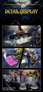 1,458PCS Wizard Cat Magic Building Set