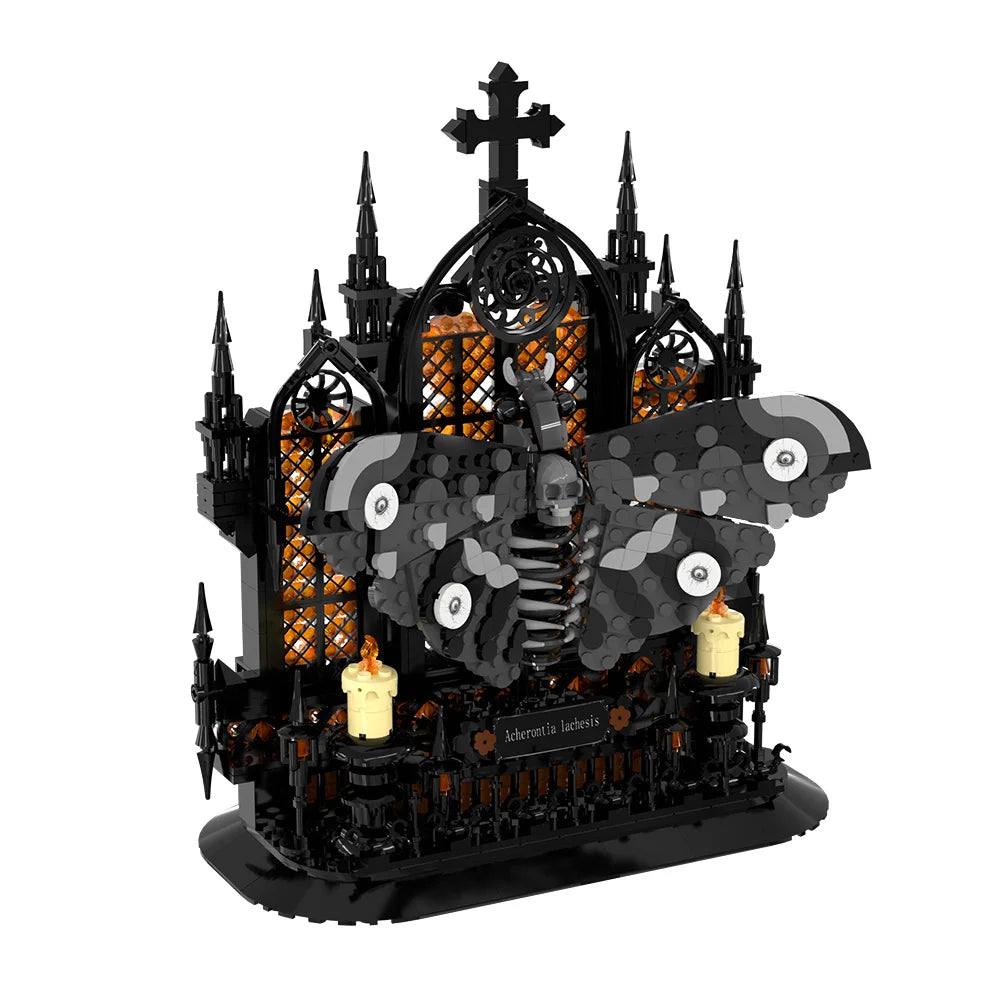 756PCS Gothic Death’s-Head Moth Building Set