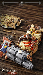 Mechanical Owl Detective Building Block Set – 1,286 Pieces