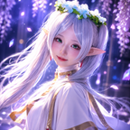 Silver White Double Ponytail Cosplay Wig