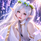 Silver White Double Ponytail Cosplay Wig