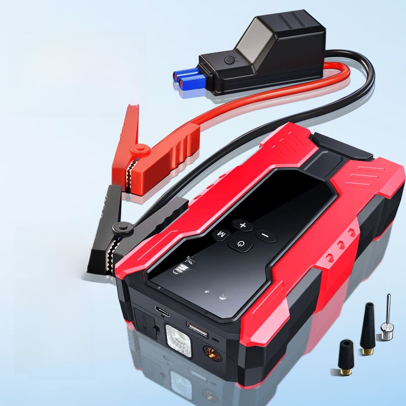 Car Emergency Jump Starter with Air Compressor & Power Bank