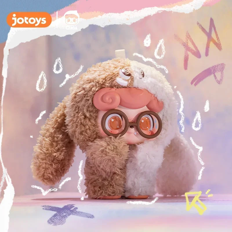 JOTOYS Q.KID Emotional Hairy Monsters Series Blind Box Mystery Box Dolls Kawaii Action Anime Figure Blind Box Toys Gift