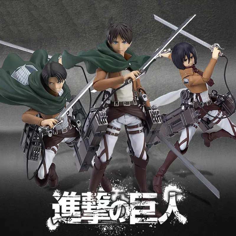 Attack on Titan Character Figure Blind Box – Mystery Collectible Gift Featuring Eren Yeager and Iconic Heroes