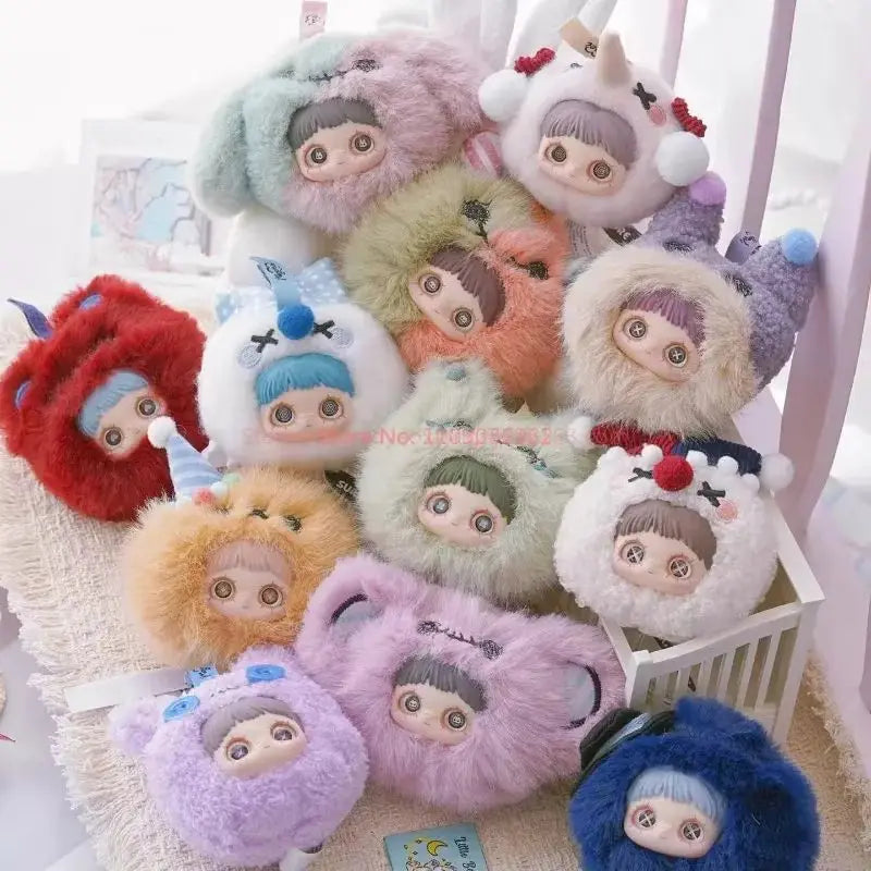 Genuine Maymei Crazy Cirgus Series Blind Box V4 Vinyl Plush Mystery Box Kawaii Anime Doll Surprise Bag Keychain Pendants Gift