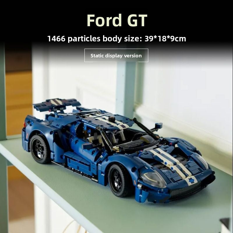 Ford GT Racing Car Building Block Set – 1,466 Pieces