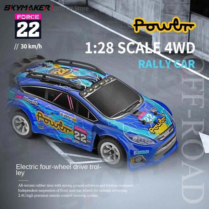 Wltoys 1/28 Rc Car 284010 284161 4WD Drive Off-Road 2.4G 30KM/H High Speed Alloy Car 1:28 Rally Racing Car Toys for Kids Gift