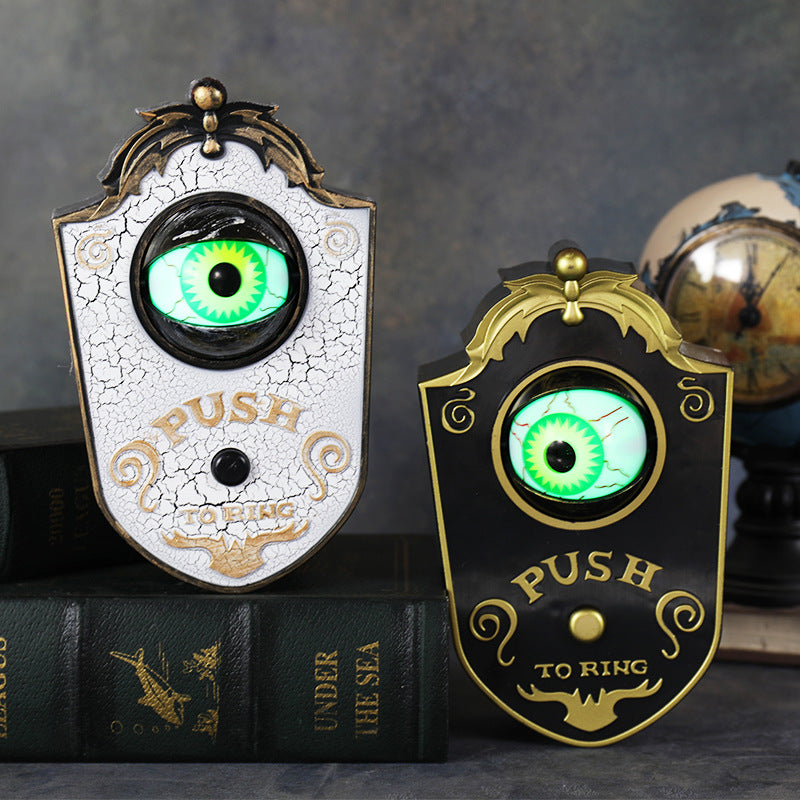 Halloween Rotating Eyeball Doorbell – Sound & Light