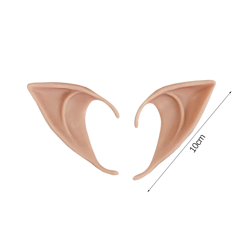 Halloween Elf Ears Latex Simulation Ears Props Fairy Angel Cosplay Mask Halloween Costume Accessories Mascaras Halloween Party
