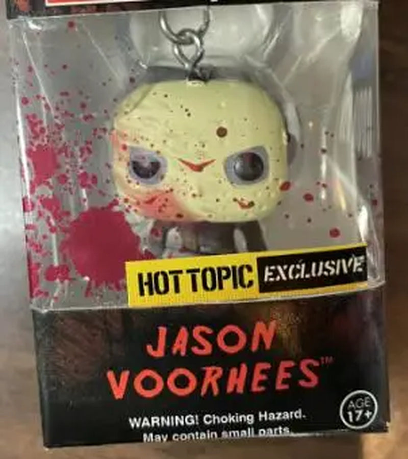 Scary Halloween Tiffany Ghost Chucky Face Jason Freddy Keychain Vinyl Action Figure Collectible Model Toys