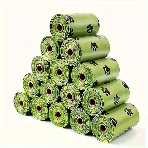 2/60Rolls Degradable Dog Poop Bags,Portable Leak-Proof Odor-Control Pet Waste Bags for Cats and Dogs, Suitable for Outdoor Use