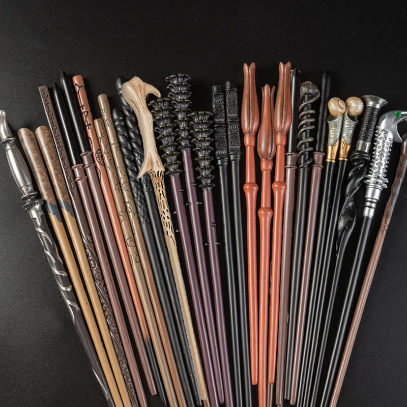 27 Kind Anime Cosplay Show Metal Core Magic Wand Children Decoration Toy Accessories for Kids Bacchetta Di Plastic Magic Stick