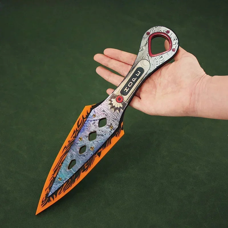 Apex Legends Heirloom Wraith Kunai Plastic Luminous Cosplay Game Swords Anime Figures Model Collection Toy for Kids