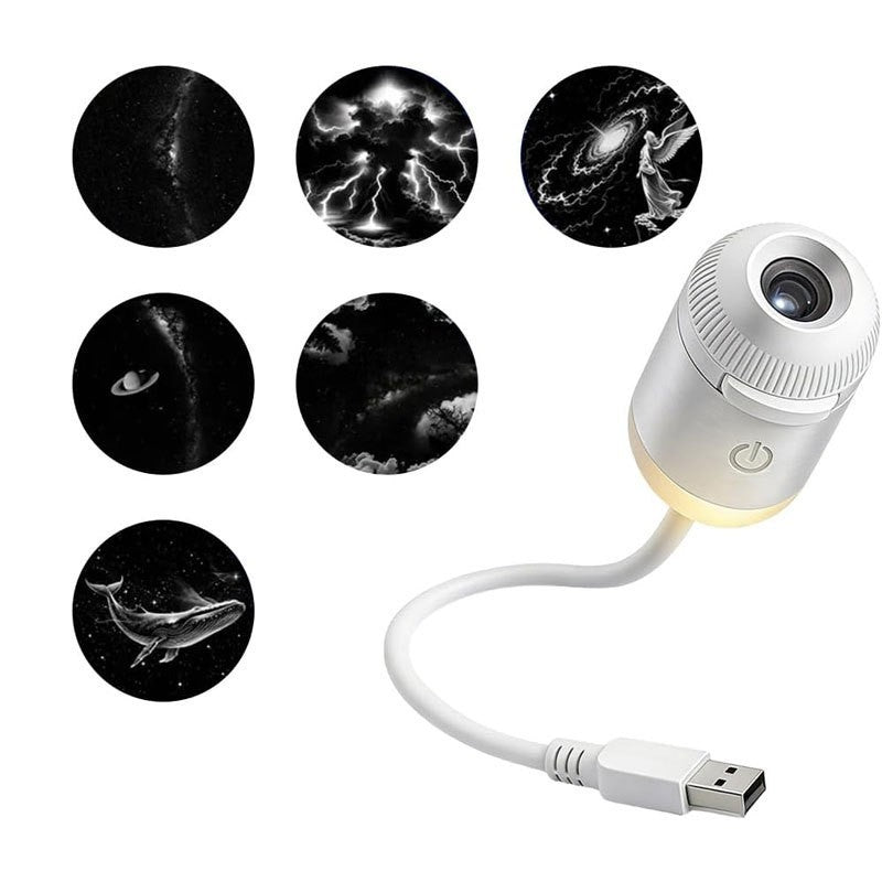USB Star Projection Night Light – Galaxy & Starry Sky Projector