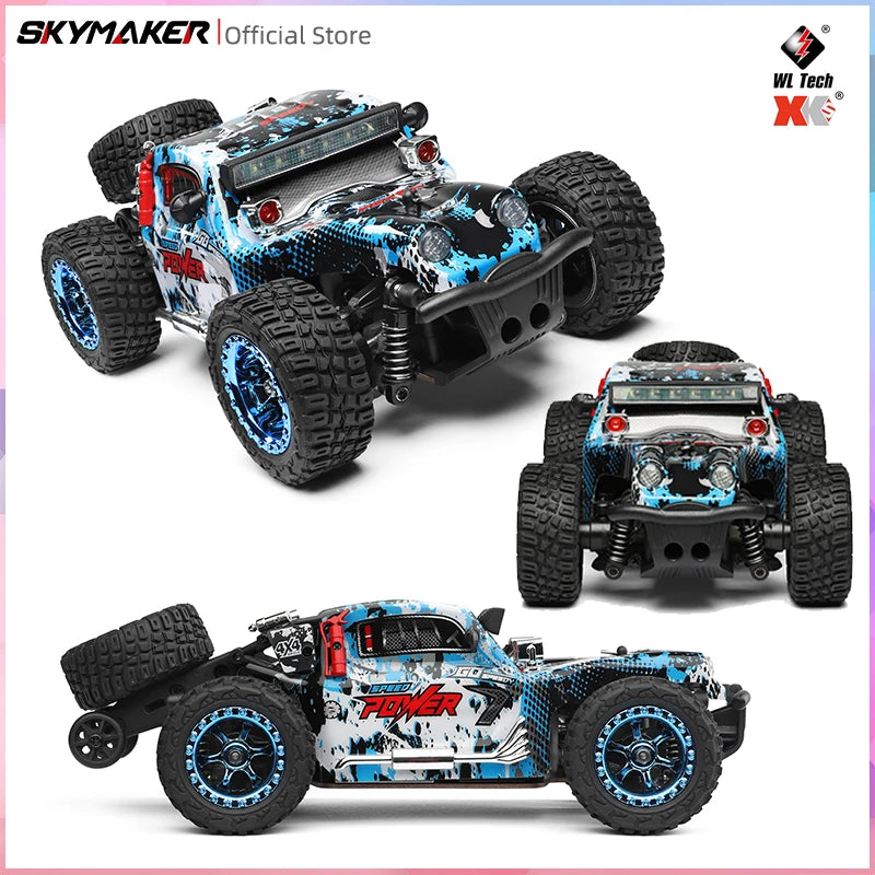Wltoys 1/28 Rc Car 284010 284161 4WD Drive Off-Road 2.4G 30KM/H High Speed Alloy Car 1:28 Rally Racing Car Toys for Kids Gift