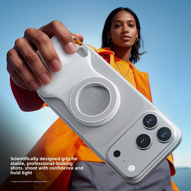 Magnetic Phone Photography Handle – Bluetooth Remote, Fill Light & Selfie Stick